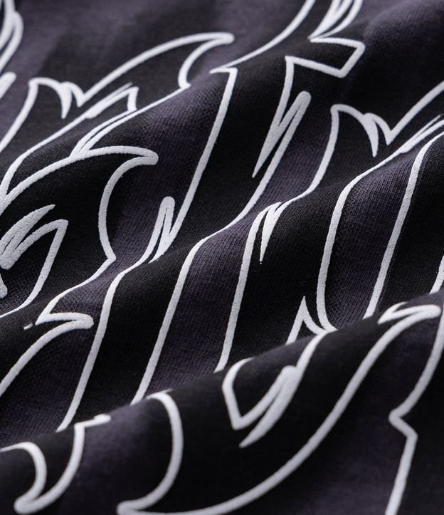 Remera Regular en Algodón con Estampa Dystopia 8