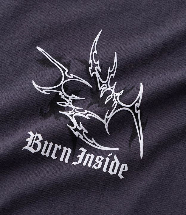 Remera Regular en Algodón con Estampa Dystopia 9