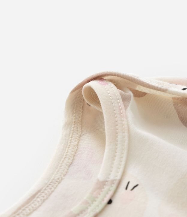 Body Infantil con Estampa de Conejito – Talle 0 a 18 Meses 5
