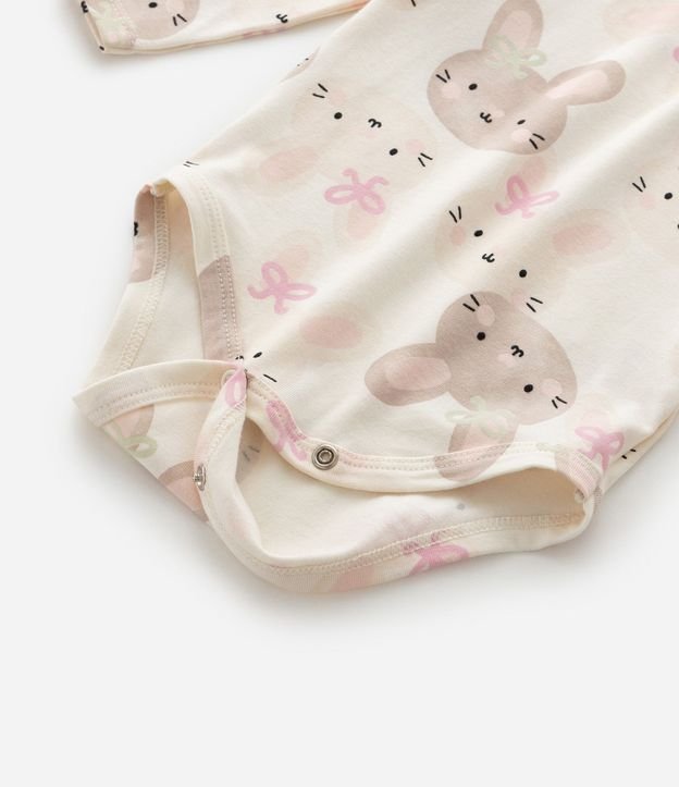 Body Infantil con Estampa de Conejito – Talle 0 a 18 Meses 6