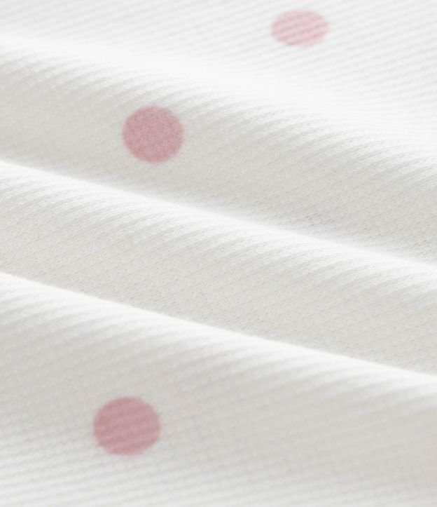 Body Infantil en Rib de Lunares con Lazo Aplicado – Talle 0 a 18 Meses 4