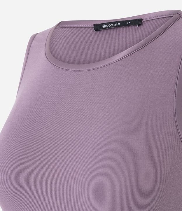 Blusa Básica en Viscosa con Cuello Redondo 3