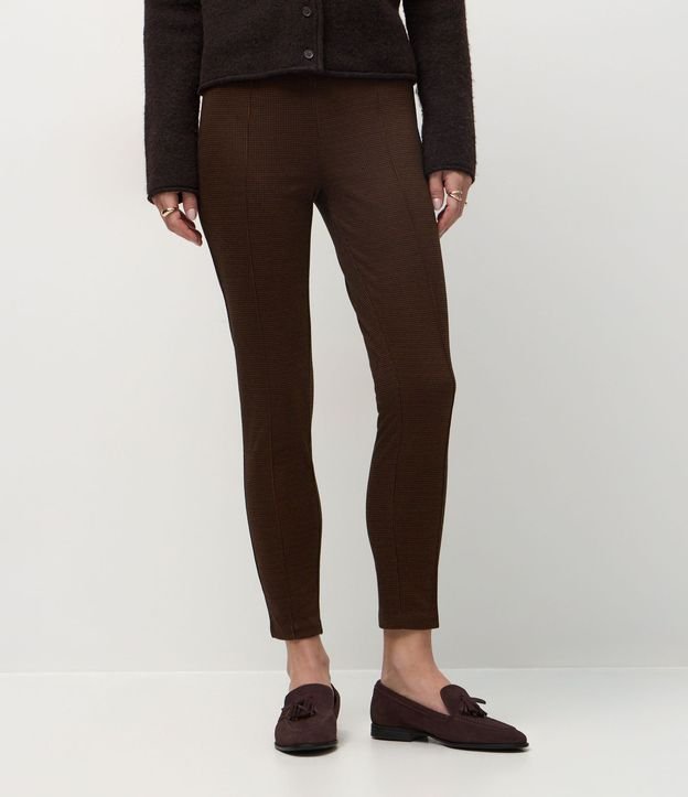 Pantalón Legging en Punto Roma con Cintura Elástica 3