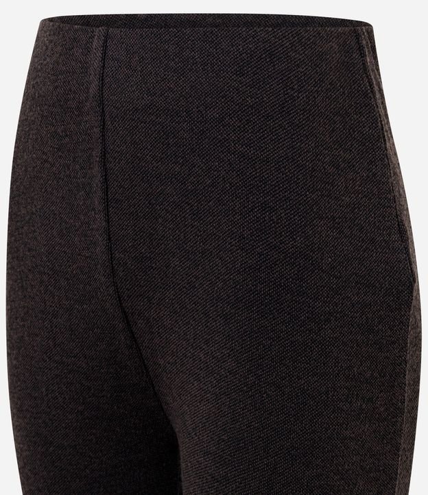 Pantalón Flare en Piquet con Cintura Alta 6