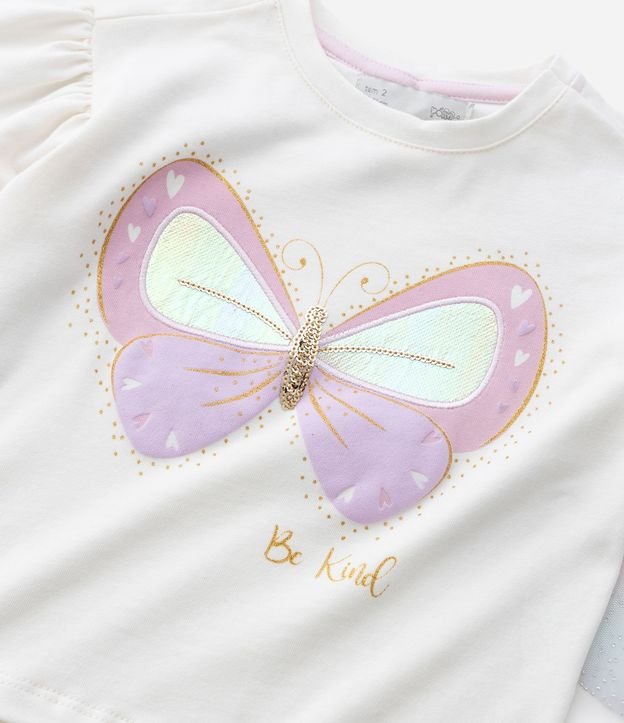 Blusa Infantil con Estampado y Alas de Mariposa – Talle 1 a 5/6 años 11