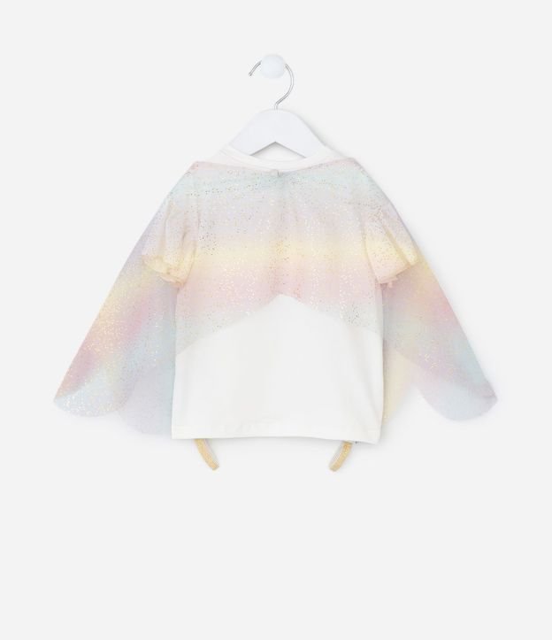 Blusa Infantil con Estampado y Alas de Mariposa – Talle 1 a 5/6 años 3