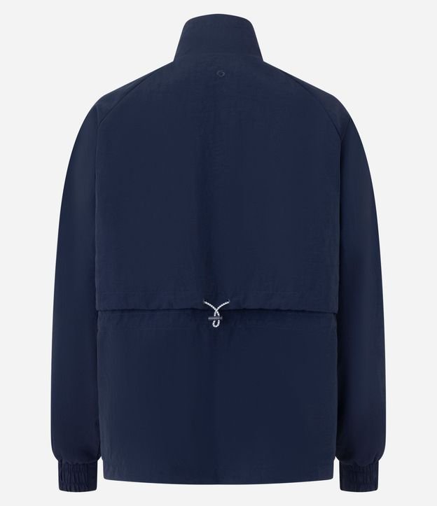 Campera Deportiva Rompe Viento con Cuello y Ruedo Ajustables 6