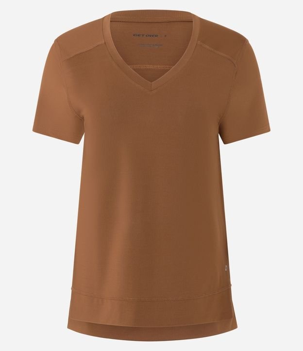 Remera Deportiva en Microfibra Agujerada con Ruedo Mullet 5