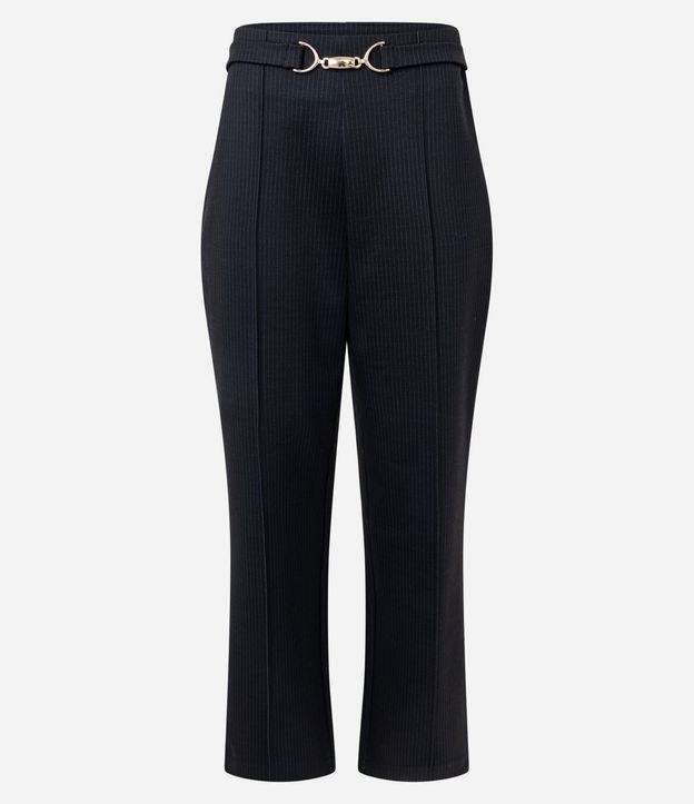 Pantalón de Corte Ajustado con Detalles en la Cintura 5