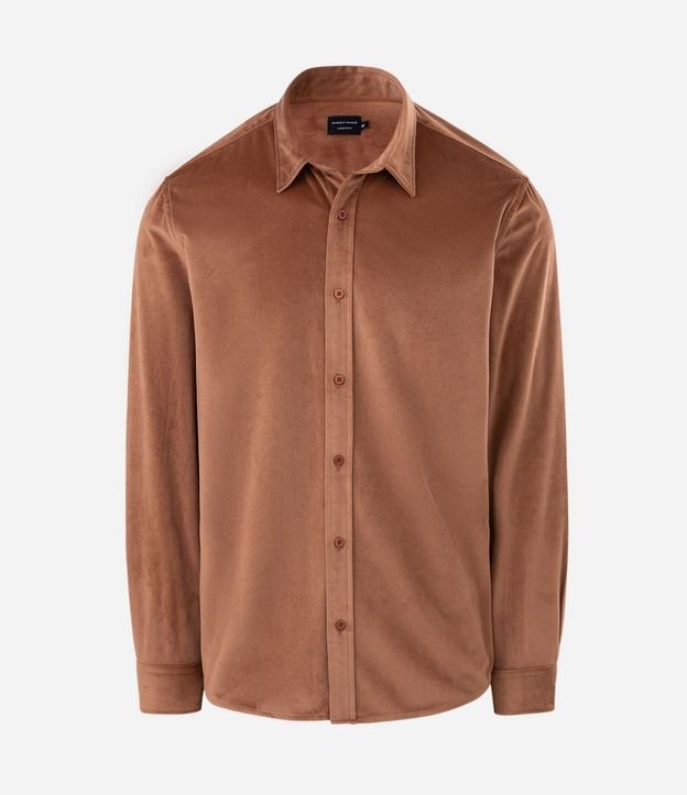Camisa de Velvet Manga Larga con Modelado Comfort 5