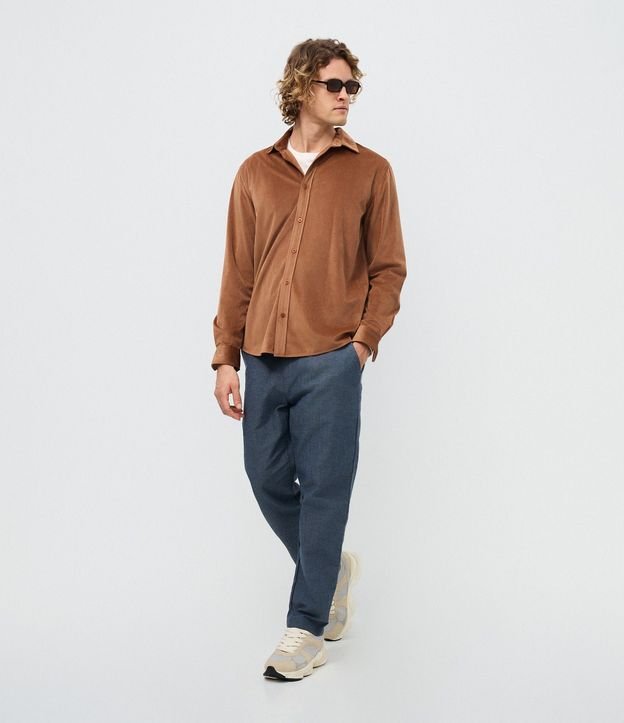Camisa de Velvet Manga Larga con Modelado Comfort 2