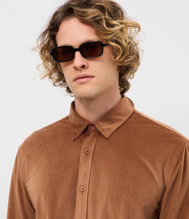 Camisa de Velvet Manga Larga con Modelado Comfort 3