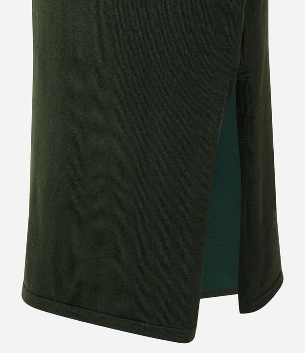 Vestido Midi de Punto con Cuello Alto 3