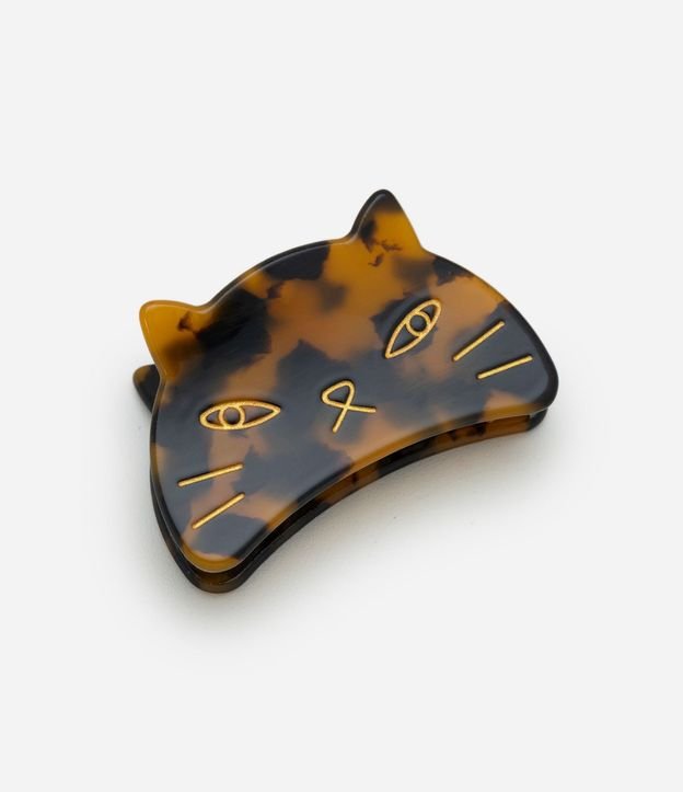 Pinza para el Pelo con Formato de Gato