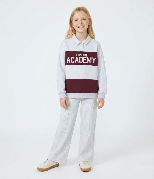 Buzo Infantil con Lettering London Academy – Talle 7 a 16 años
