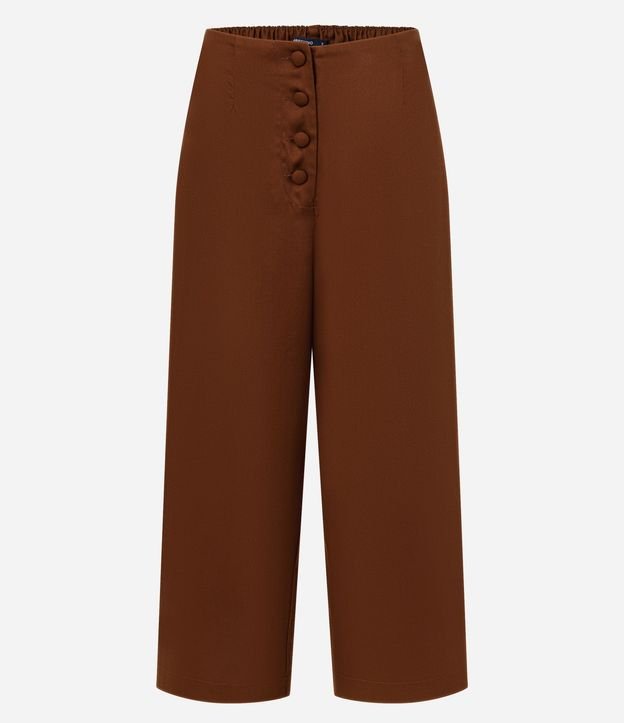 Pantalón Pantacourt en Liocel con Botones Forrados 5
