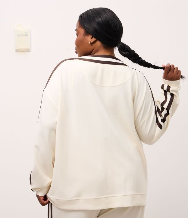 Cardigan Deportivo Femenino Oversized Estilo College 9
