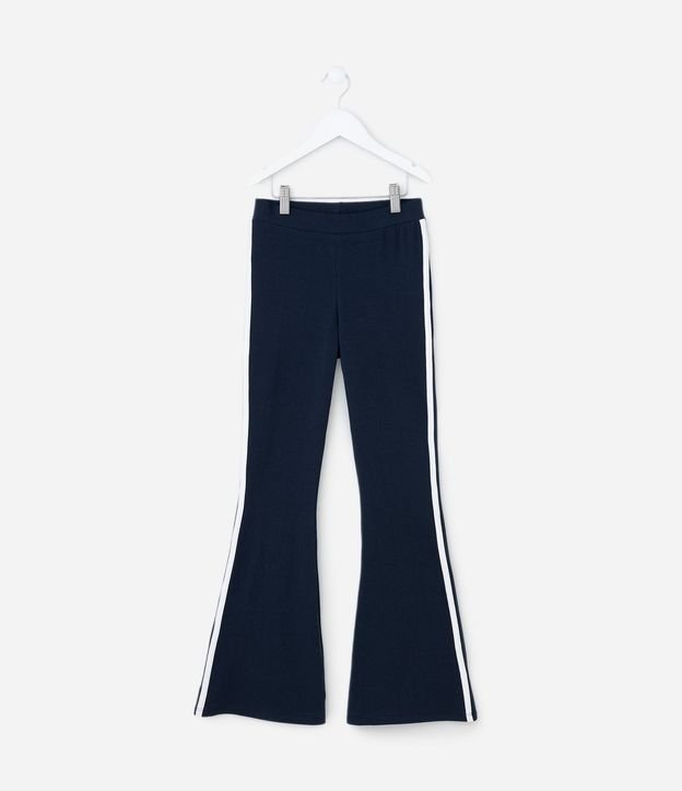 Pantalón Infantil Flare en Cotton con Rayas Laterales – Talle 7 a 16 años 2