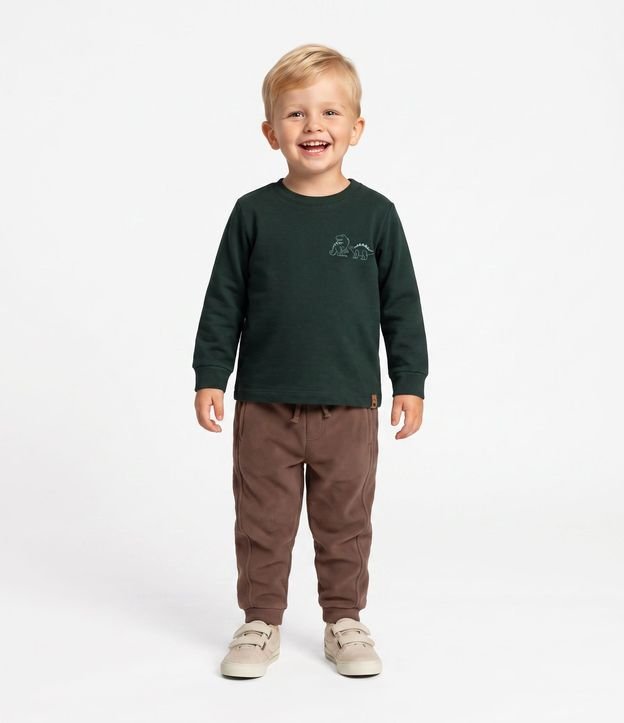 Remera Infantil en Piquet con Dinosaurios – Talle 1 a 6 años 1