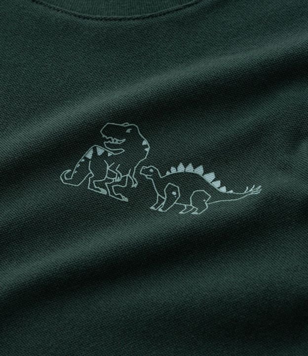 Remera Infantil en Piquet con Dinosaurios – Talle 1 a 6 años 8