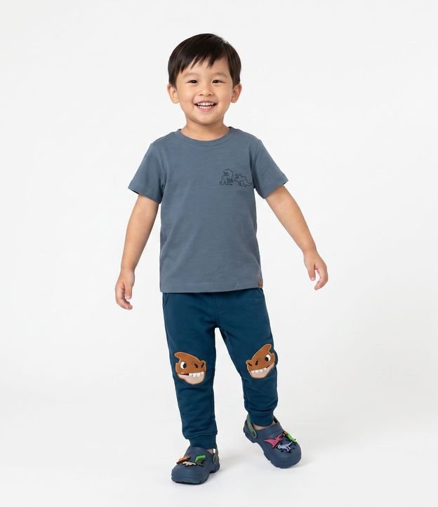 Remera Infantil con Estampa de Dinos - Talle 1 a 6 años