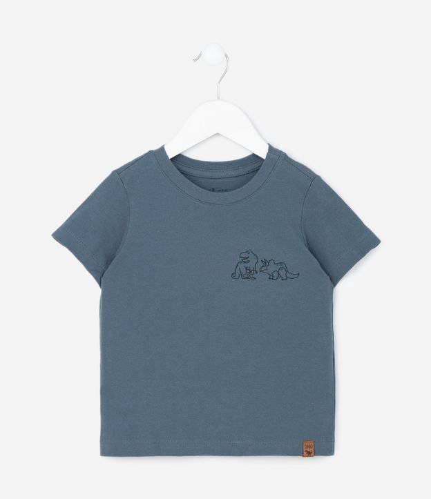 Remera Infantil con Estampa de Dinos - Talle 1 a 6 años 2