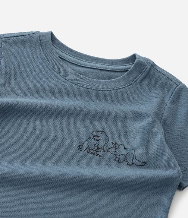Remera Infantil con Estampa de Dinos - Talle 1 a 6 años 6
