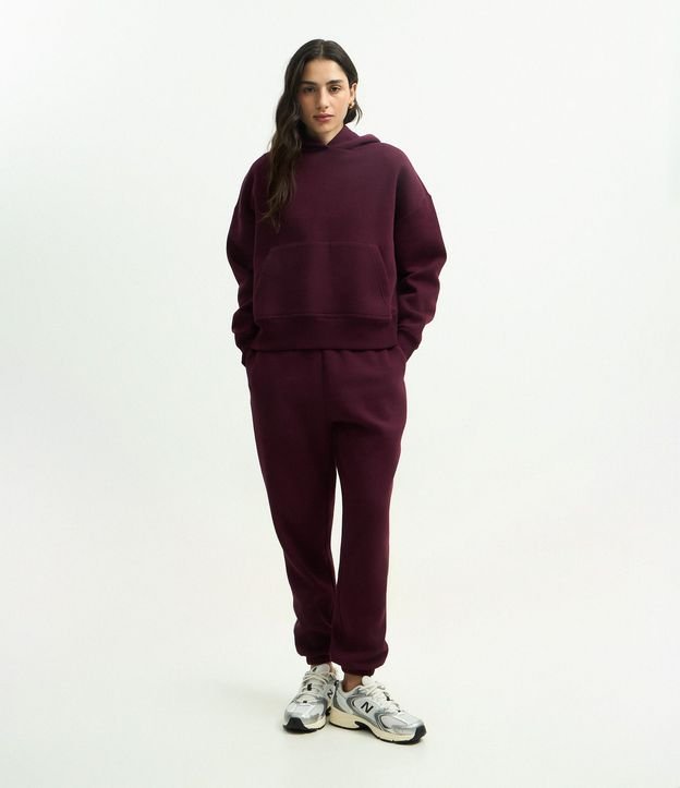 Pantalón Jogger en Algodón con Cintura con Elástico