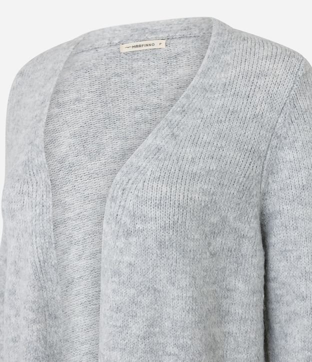 Cardigan Largo en Punto con Bolsillos Funcionales 6