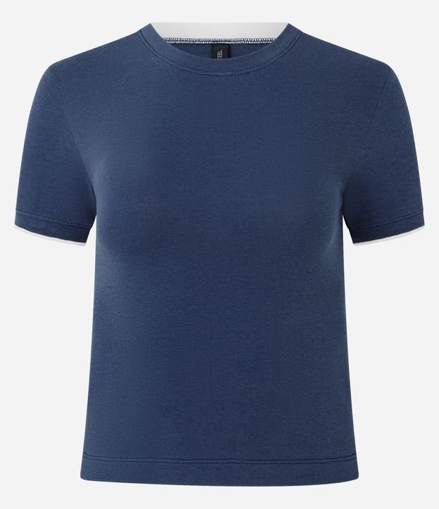 Remera New T-shirt en Algodón con Detalle en el Cuello 5