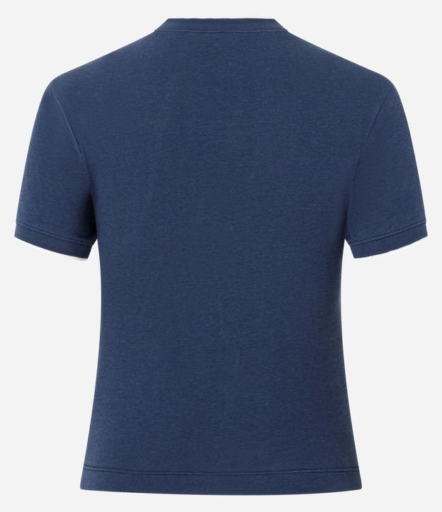 Remera New T-shirt en Algodón con Detalle en el Cuello 6