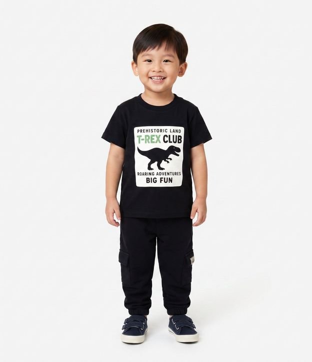 Pantalón Infantil Jogger con Bolsillo Cargo – Talle 1 a 6 años