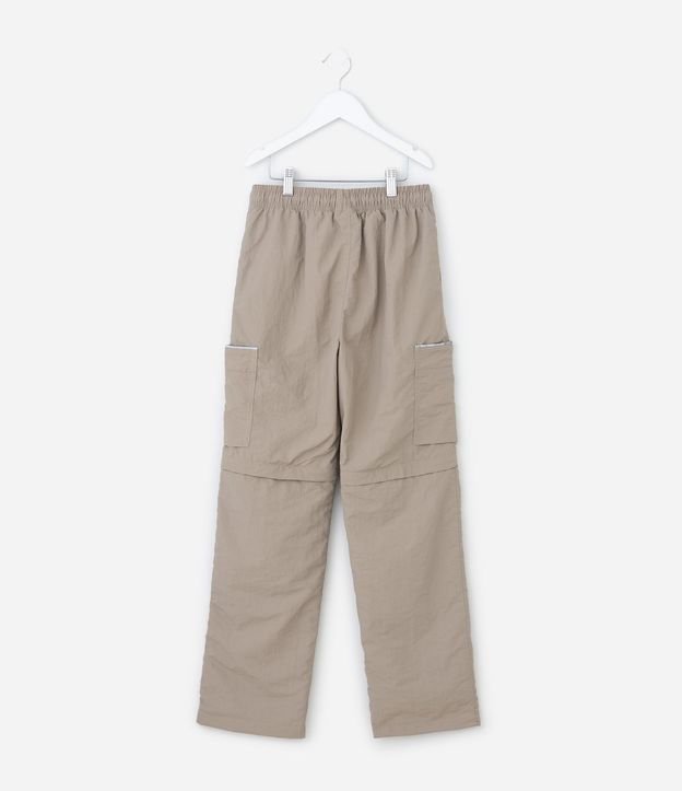 Pantalón Vira Bermuda Infantil con Bolsillos Cargo – Talle 5 a 14 años 2
