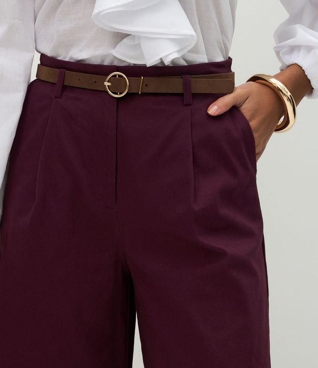 Pantalón Pantacourt en Sastrería con Cinturón 4