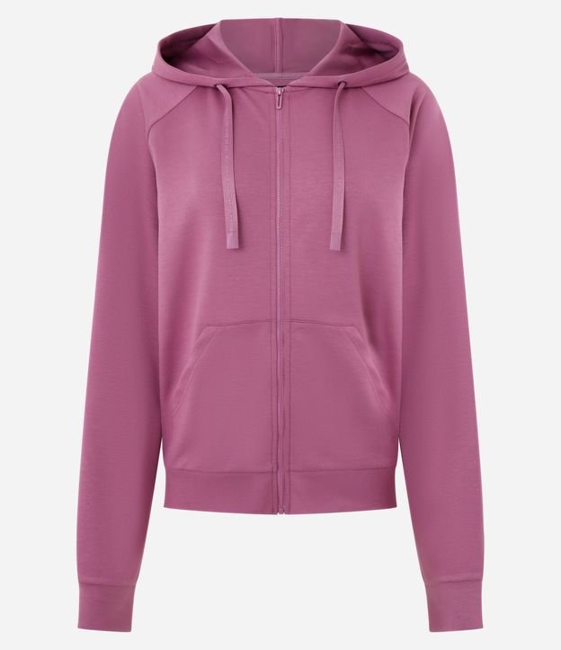 Campera Deportiva con Modal y Bolsillo Canguro 8