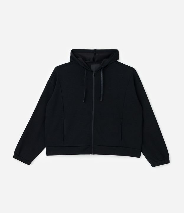 Campera Deportiva Regular en Modal con Capucha 5