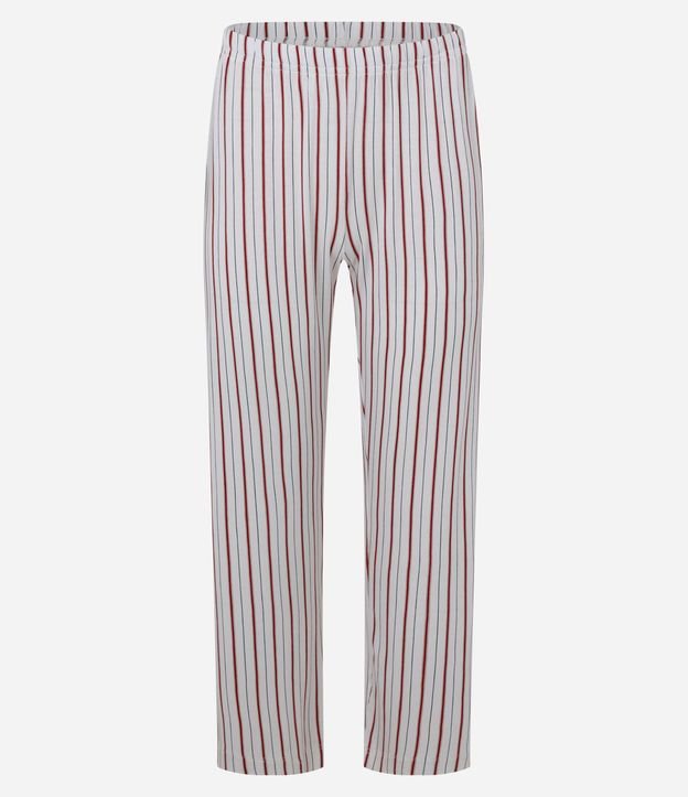Pijama Largo con Pantalón Rayada 3