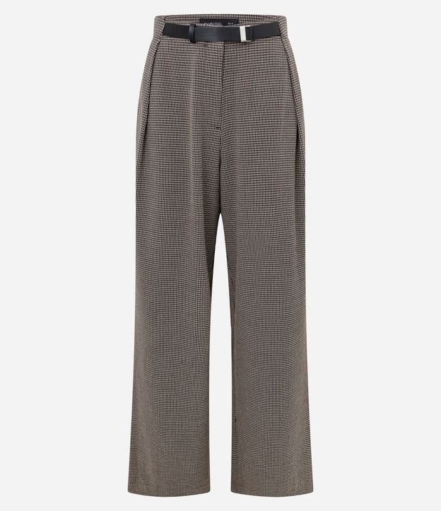 Pantalón Sastre con Pliegues Delanteros y Cinturón con Hebilla 6