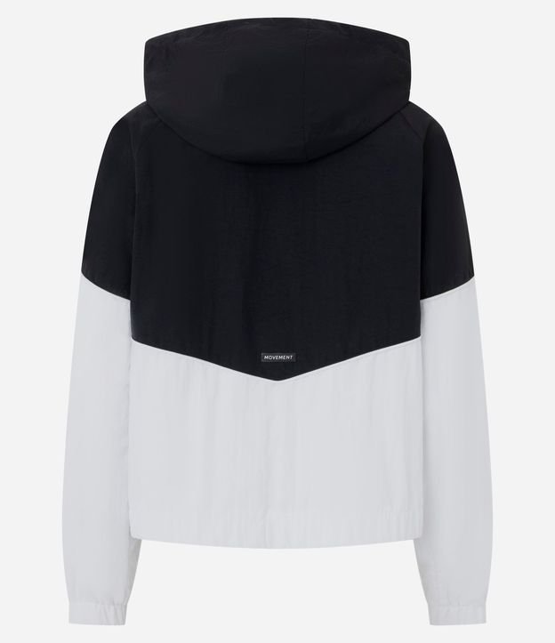 Campera Rompe Viento Bicolor en Laise con Capucha 6