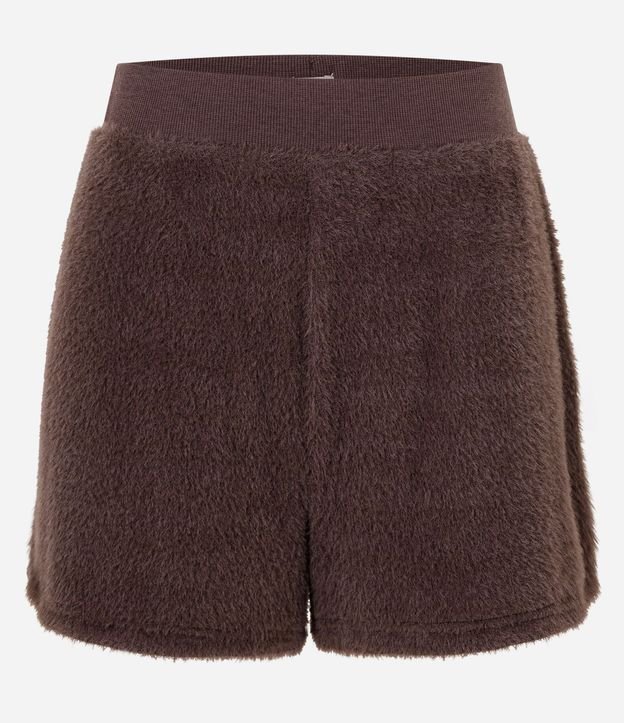 Short de Pijama con Textura de Pelos 4