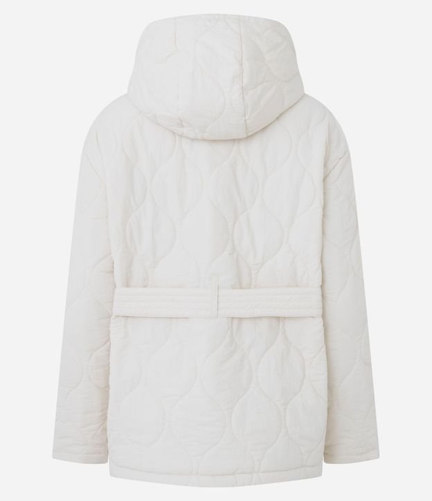Campera Acolchonada Alargada con Cinturón 6