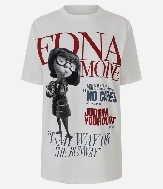 Remera en Algodón con Estampado del Personaje Edna de Los Increíbles 4