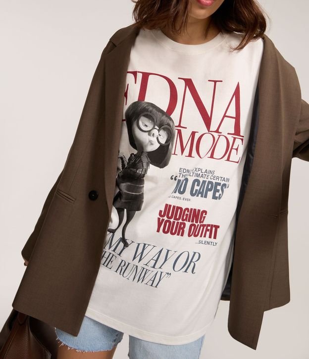 Remera en Algodón con Estampado del Personaje Edna de Los Increíbles 3