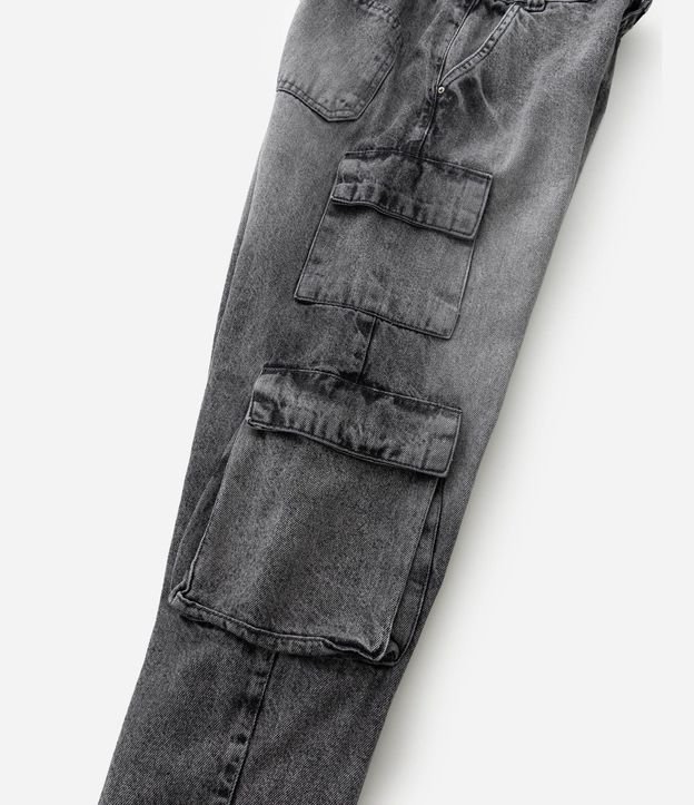 Pantalón Infantil Baggy en Jeans con Bolsillos Cargo – Talle 5 a 14 años 6