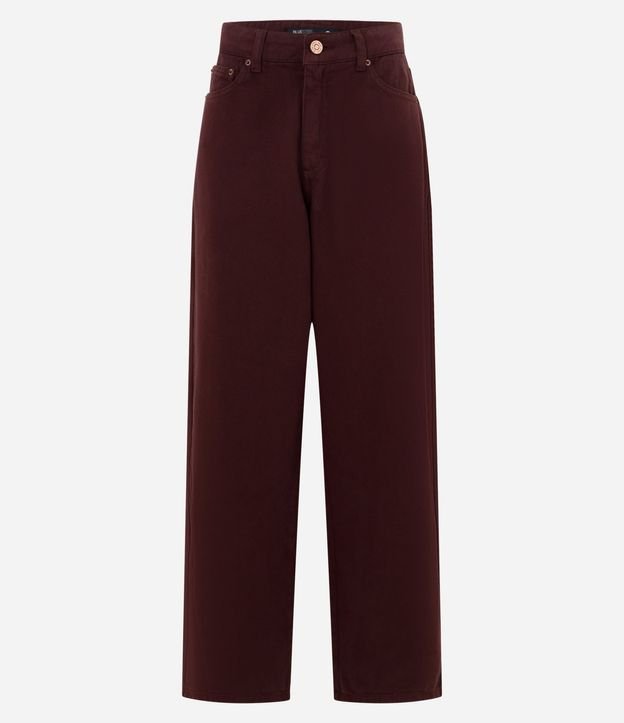 Pantalón Baggy en Sarga con Bolsillos 6