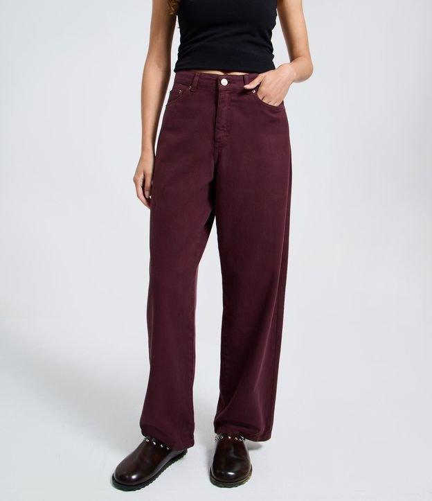 Pantalón Baggy en Sarga con Bolsillos 2