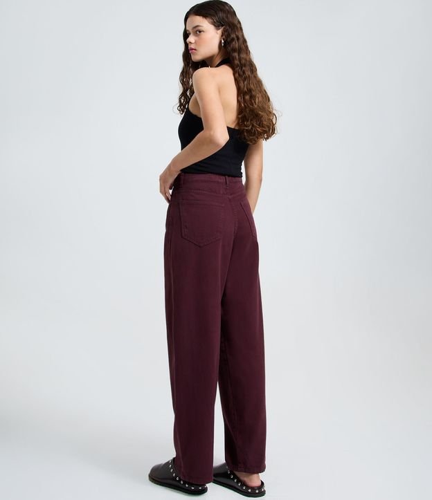 Pantalón Baggy en Sarga con Bolsillos 5