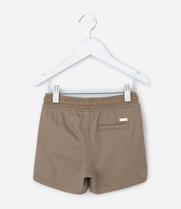 Bermuda Infantil en Sarga con Cintura De Rib – Talle 1 A 4 años 3