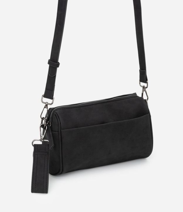 Cartera Pequeña en PU Nobuck con Asa Ajustable 2