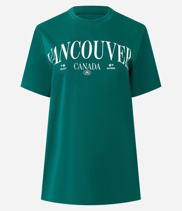 Remera en Algodón con Estampa Lettering Vancouver 4